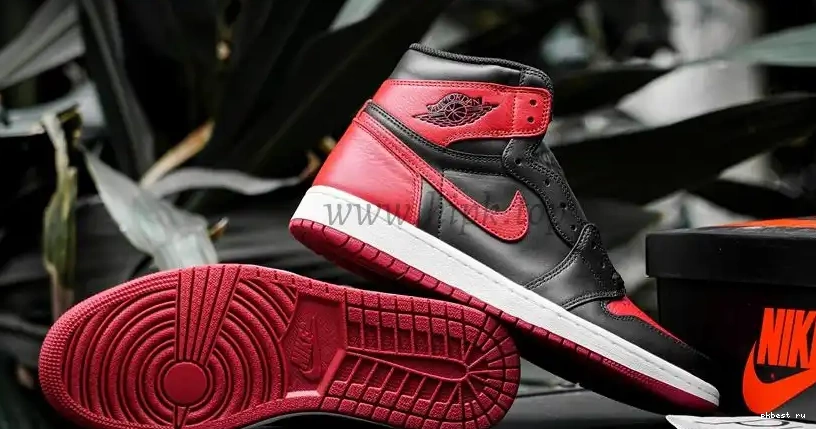 Banned 1 Retro PK TO GOD SHIP Jordan RETAIL MATERIALS Bred 2016 READY High 0506